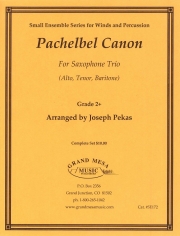 パッヘルベルのカノン（ヨハン・パッヘルベル）（サックス三重奏）【Pachelbel Canon】