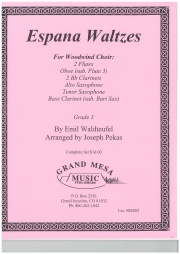 エスパーニャ・ワルツ（エミール・ワルトトイフェル） (木管八重奏）【Espana Waltz】