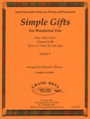 シンプル・ギフト (木管三重奏）【Simple Gifts】