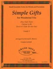 シンプル・ギフト (木管三重奏）【Simple Gifts】