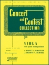 ヴィオラの為のコンサート・アンド・コンテスト・コレクション（ヴィオラ+ピアノ）（ヴィオラパート譜のみ）【Concert and Contest Collection for Viola】