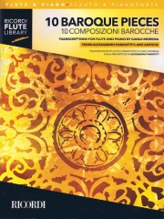 10のバロック小品集 (フルート+ピアノ）【10 Baroque Pieces】