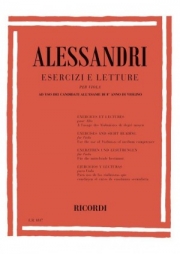 演習とリーディング（Giuseppe Alessandri） (ヴィオラ）【Esercizi e Letture】