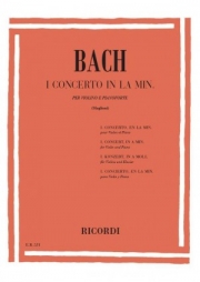 協奏曲・No.1・BWV1041・イ短調（バッハ）（ヴァイオリン+ピアノ）【Concerto No.1, BWV1041 in A minor】