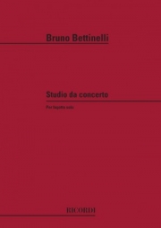 協奏曲の学習（ブルーノ・ベッティネッリ） (バスーン）【Studio da Concerto】