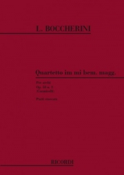 弦楽四重奏曲・Op.58・No.2・変ホ長調（ルイジ・ボッケリーニ）（弦楽四重奏）【Quartet Op.58, No.2 in E flat major】