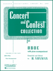 オーボエのためのコンサート&コンテスト・コレクション（オーボエ・パートのみ）【Concert and Contest Collection for Oboe】