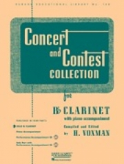 クラリネットのためのコンサート&コンテスト・セレクション（クラリネット＋ピアノ）【Concert and Contest Collection for Bb Clarinet】