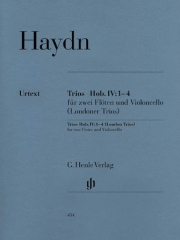 ロンドン・トリオ・Hob. IV:1–4（フランツ・ヨーゼフ・ハイドン）(フルートニ重奏＋チェロ)【London Trios Hob. IV:1–4】