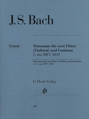 トリオ・ソナタ・ト長調・BWV 1039（バッハ）(ヴァイオリンニ重奏+ピアノ)【Trio Sonata In G Major, BWV 1039】