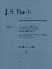 トリオ・ソナタ・ト長調・BWV 1038（バッハ）（フルート+ヴァイオリン+ピアノ）【Trio Sonata in G major BWV 1038】