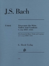 トリオ・ソナタ・ト長調・BWV 1038（バッハ）（フルート+ヴァイオリン+ピアノ）【Trio Sonata in G major BWV 1038】