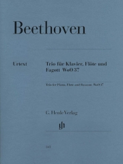 三重奏曲・ト長調・WoO 37（ベートーヴェン） (木管二重奏+ピアノ）【Flute Trio G major WoO 37】