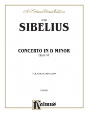 協奏曲・ニ短調・Op.47（ジャン・シベリウス）(ヴァイオリン+ピアノ）【Concerto in D Minor, Opus 47】