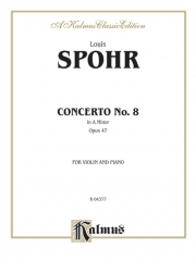 協奏曲・No.8・Op.47（ルイ・シュポア）(ヴァイオリン+ピアノ）【Concerto No. 8, Opus 47】