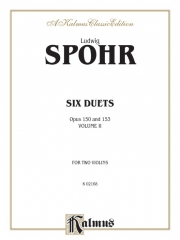 デュエット・Vol.2・Op.150＆153（ルイ・シュポア）(ヴァイオリン二重奏）【Duets, Volume II, Opus 150 & 153】