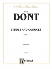 エチュードとカプリス・Op.35（ヤーコプ・ドント）(ヴァイオリン）【Etudes and Caprices, Opus 35】