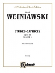 エチュード - カプリス・Op.18（ヘンリク・ヴィエニャフスキ）(ヴァイオリン二重奏）【Etudes-Caprices, Opus 18】