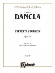 15の練習曲・Op.68（シャルル・ダンクラ）(ヴァイオリン）【Fifteen Studies, Opus 68】