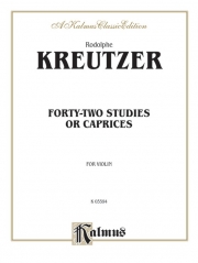 42の練習曲（ロドルフ・クレゼール）(ヴァイオリン）【Forty-two Studies or Caprices】