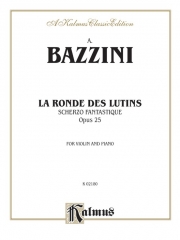 妖精の踊り（アントニオ・バッジーニ）(ヴァイオリン+ピアノ）【La Ronde des Lutins (Scherzo Fantastique, Opus 25)】