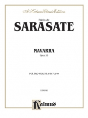 ナバーラ・Op.33（パブロ・デ・サラサーテ）(ヴァイオリン二重奏+ピアノ）【Navarra, Opus 33】