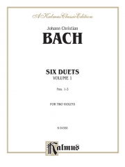 6つのデュエット・Vol.1 （バッハ）(ヴァイオリン二重奏）【Six Duets, Volume I】