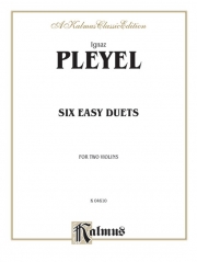 6つのやさしいデュエット・Op.23 （イグナーツ・プレイエル）(ヴァイオリン二重奏）【Six Easy Duets, Opus 23】