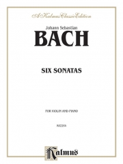 6つのソナタ (バッハ)  (ヴァイオリン+ピアノ）【Six Sonatas】