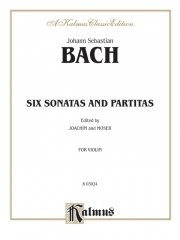 6つのソナタとパルティータ (バッハ)  (ヴァイオリン+ピアノ）【Six Sonatas and Partitas】