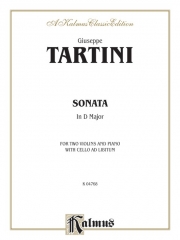 ソナタ・二長調  (ジュゼッペ・タルティーニ)   (ヴァイオリン二重奏+ピアノ）【Sonata in D Major】