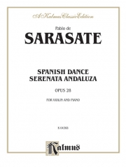 「スペイン舞曲集」よりアンダルシアのセレナータ・Op.28（パブロ・デ・サラサーテ）（ヴァイオリン+ピアノ）【Spanish Dance, Opus 28 (Serenata Andaluza)】