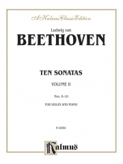10のヴァイオリン・ソナタ・Vol.2（ベートーヴェン）（ヴァイオリン+ピアノ）【Ten Violin Sonatas, Volume II (Nos. 6-10)】