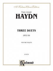 3つのデュエット・Op.99 （フランツ・ヨーゼフ・ハイドン）(ヴァイオリン二重奏）【Three Duets, Opus 99】
