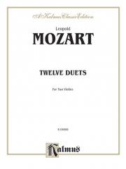 12のデュエット （レオポルト・モーツァルト）(ヴァイオリン二重奏）【Twelve Duets】