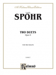 2つのデュエット・Op.9 （ルイ・シュポア）(ヴァイオリン二重奏）【Two Duets, Opus 9】