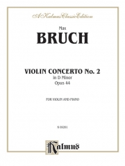 ヴァイオリン協奏曲・二短調・Op.44 (マックス・ブルッフ)  (ヴァイオリン+ピアノ）【Violin Concerto in D Minor, Opus 44】