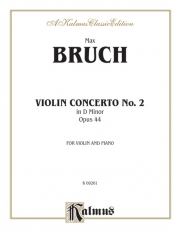 ヴァイオリン協奏曲・二短調・Op.44 (マックス・ブルッフ)  (ヴァイオリン+ピアノ）【Violin Concerto in D Minor, Opus 44】