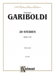 20の練習曲・Op.132（ジュゼッペ・ガリボルディ）(フルート）【20 Studies, Opus 132】