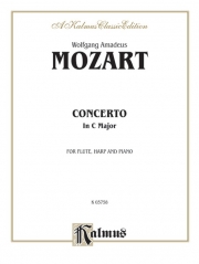 フルートとハープのための協奏曲・ハ長調・K.299（モーツァルト）（フルート+ハープ+ピアノ）【Concerto for Flute and Harp, K. 299 (C Major) 】