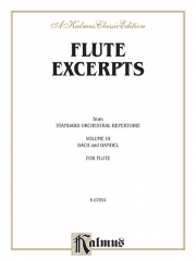 フルート抜粋曲集・Vol.3（バッハ、ヘンデル）(フルート）【Flute Excerpts, Book III】