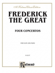 フルートとピアノのための4つの協奏曲（フリードリヒ2世）(フルート+ピアノ）【Four Concertos for Flute and Piano】