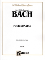 4つのソナタ（カール・フィリップ・エマヌエル・バッハ）(フルート+ピアノ）【Four Sonatas】