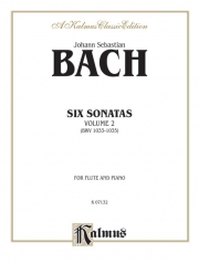 6つのソナタ・Vol.2 (BWV 1033-1035)（バッハ）(フルート二重奏）【Six Sonatas, Volume II (BWV 1033-1035)】