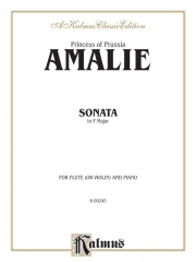 フルートのためのソナタ・ヘ長調（プリンセス・アンナ・アメーリア・オブ・プロシア） (フルート+ピアノ）【Sonata for Flute in F Major】