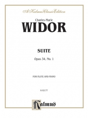 組曲・Op.34・No.1（シャルル＝マリー・ヴィドール） (フルート+ピアノ）【Suite, Opus 34, No. 1】