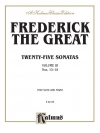 25のソナタ・Vol.3 (Nos. 13-18)（フリードリヒ2世）(フルート+ピアノ）【Twenty-five Sonatas, Volume III (Nos. 13-18)】