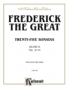25のソナタ・Vol.4 (Nos. 19-25)（フリードリヒ2世）(フルート+ピアノ）【Twenty-five Sonatas, Volume IV (Nos. 19-25)】