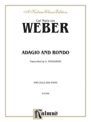 アダージョとロンド（カール・マリア・フォン・ウェーバー） (チェロ+ピアノ）【Adagio and Rondo】