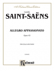 アレグロ・アパッショナート・Op.43（カミーユ・サン＝サーンス）（チェロ+ピアノ）【Allegro Appassionato, Opus 43】
